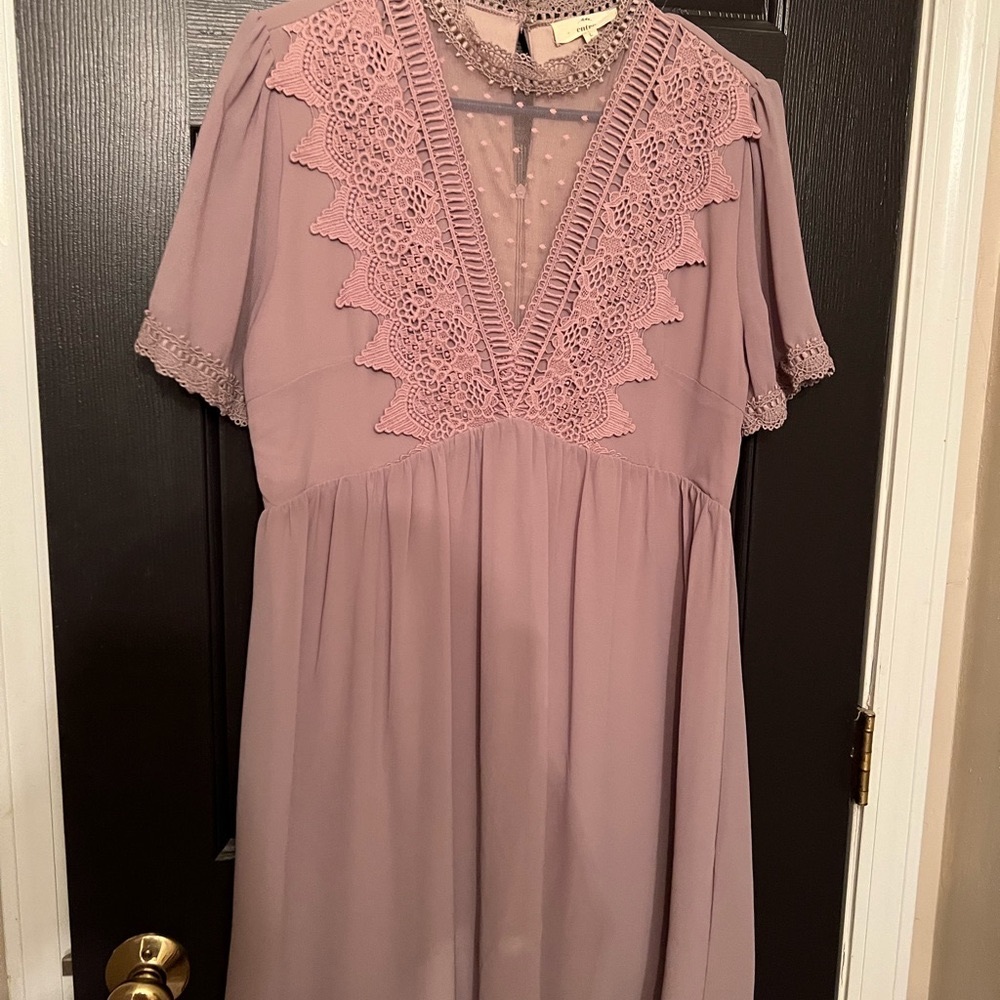 Beautiful muted purple Boutique dress